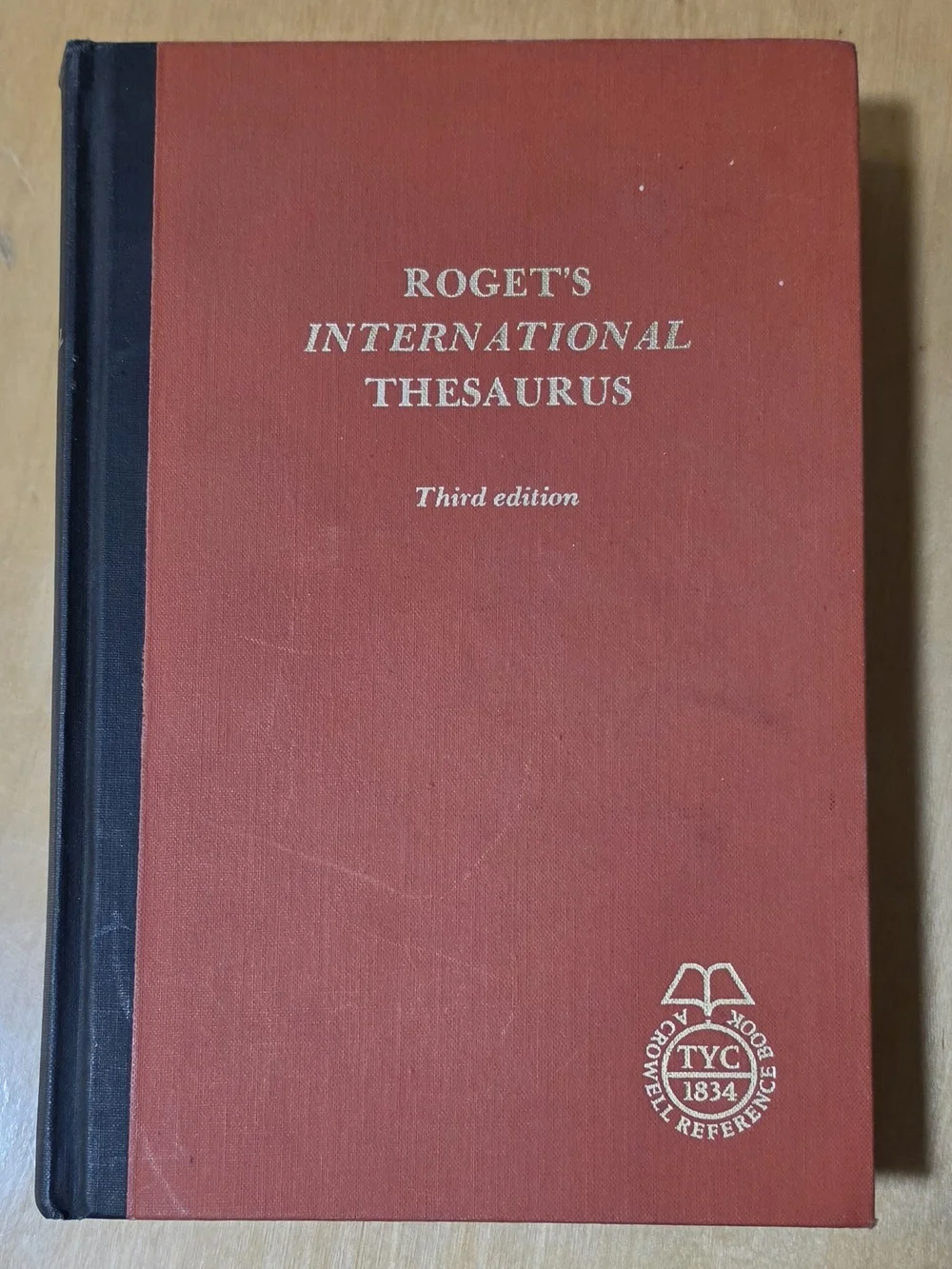 Roget's International Thesaurus Third Edition 1962 Thumb Indexed Hardcover Thoma